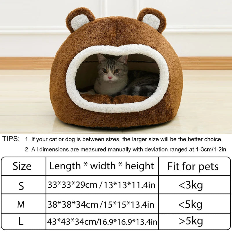 Funny Cat Bed Warm