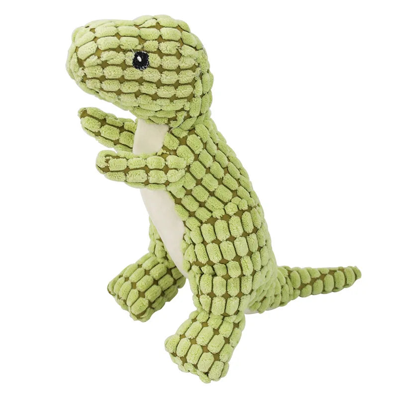 Pets Dog Chew Stuffed Funny Dinosaur Shape