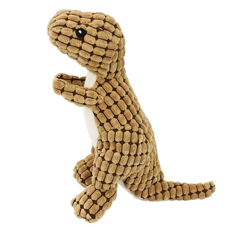 Pets Dog Chew Stuffed Funny Dinosaur Shape