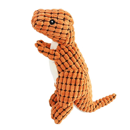 Pets Dog Chew Stuffed Funny Dinosaur Shape