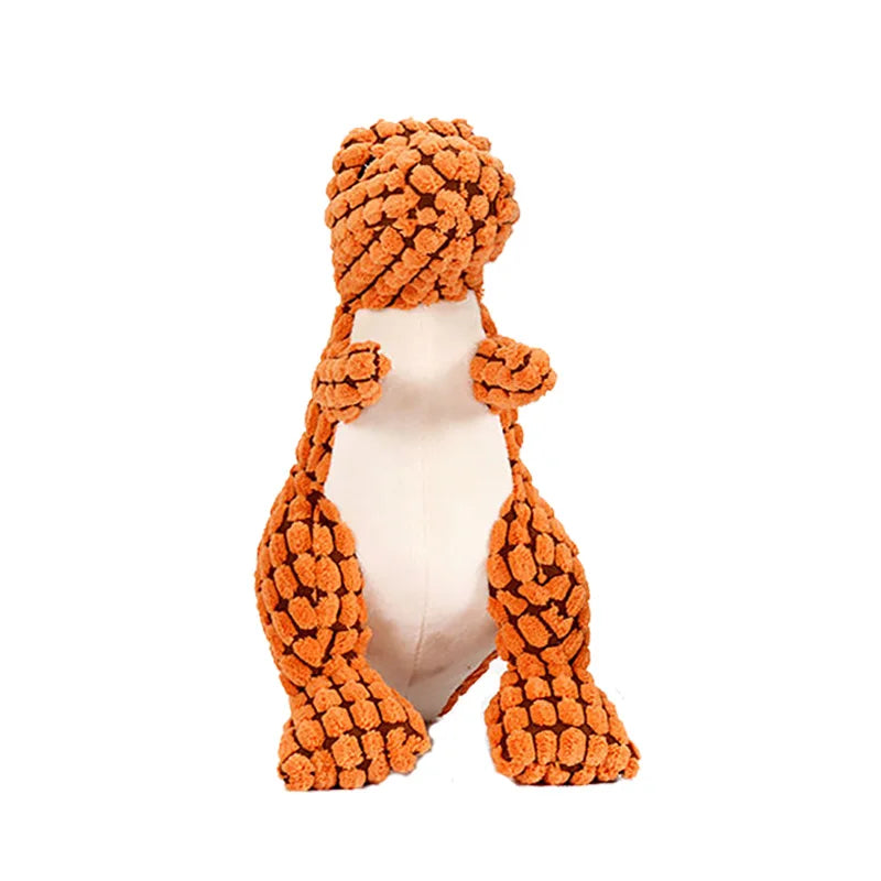 Pets Dog Chew Stuffed Funny Dinosaur Shape