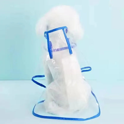 Pet Dog Puppy Transparent Rainwear
