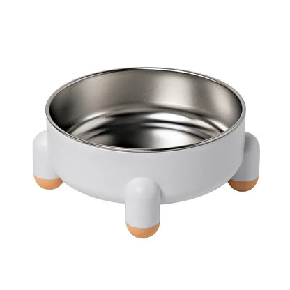 High Leg Stainless Steel Dog Bowl Dish With Stand