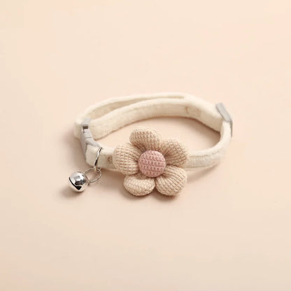 Cat Collar with Cute Flower