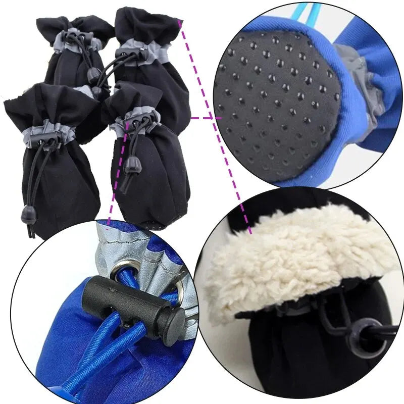 Waterproof Antiskid Puppy Shoes For Dogs