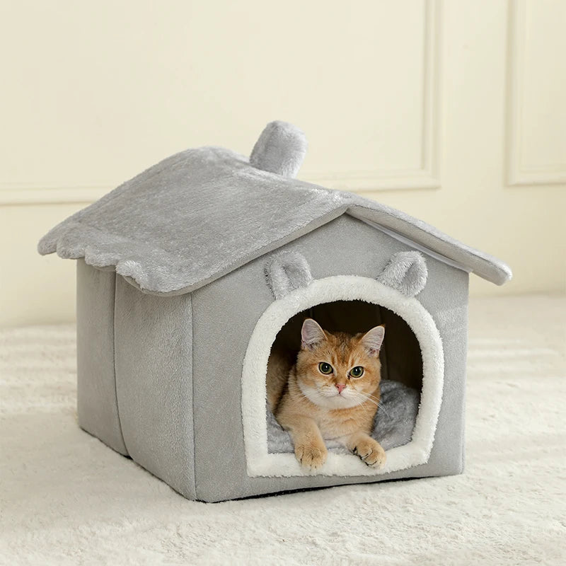 Foldable Cat House Removable