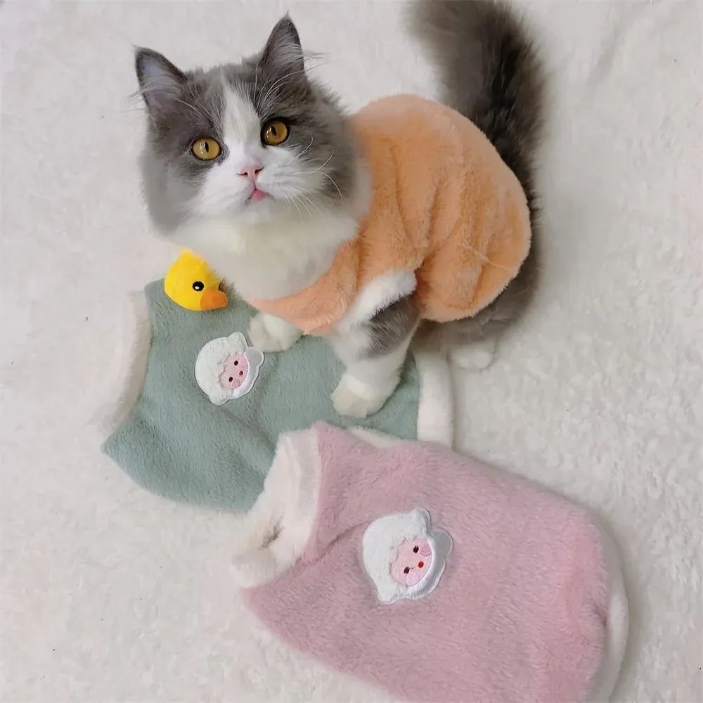 Cats Accessories Warm Clothes