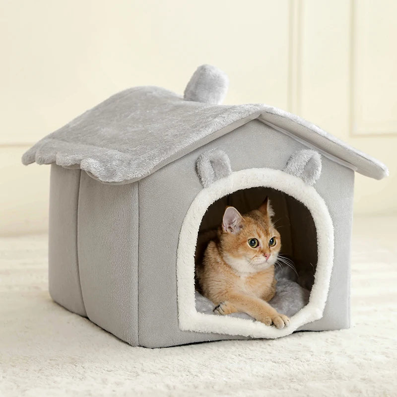Foldable Cat House Removable