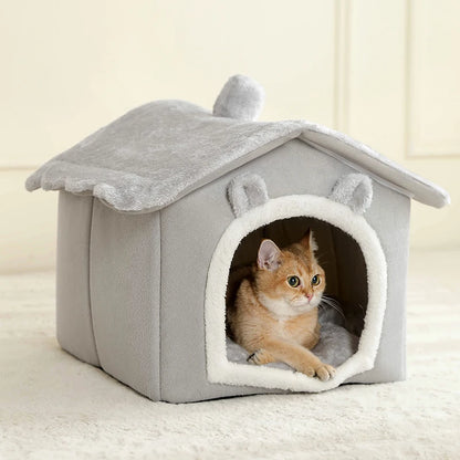 Foldable Cat House Removable