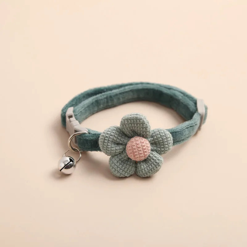 Cat Collar with Cute Flower