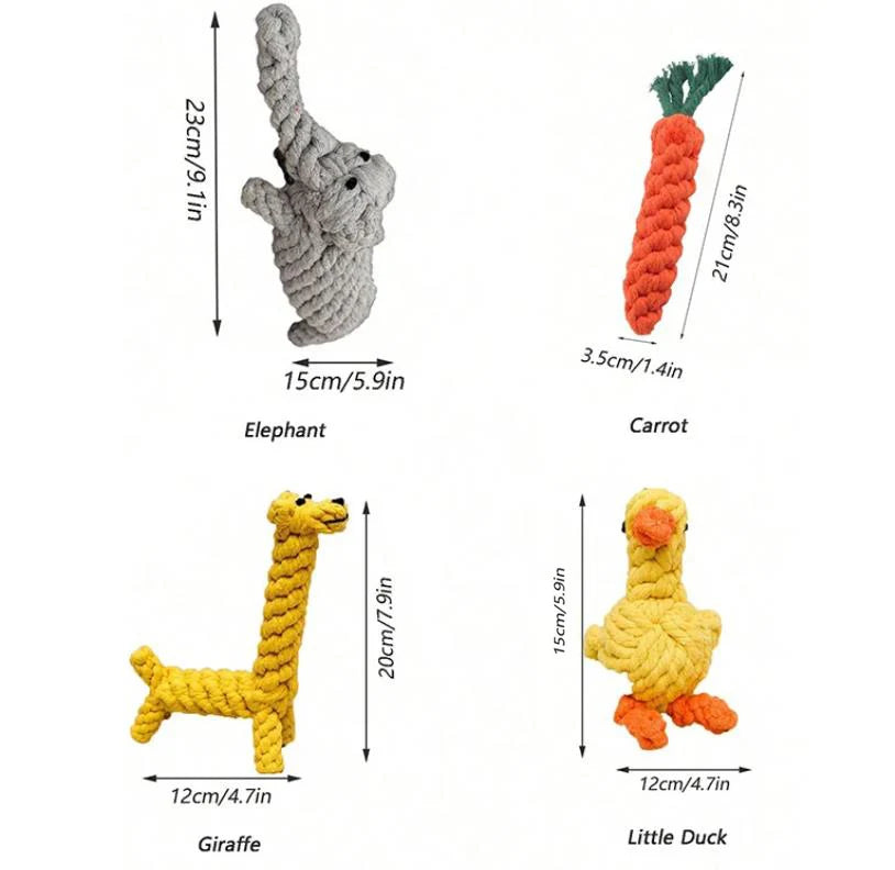 rope knot grinding teeth resistant for dogs