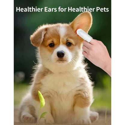 Pet Ear Cleaner Finger Wipes