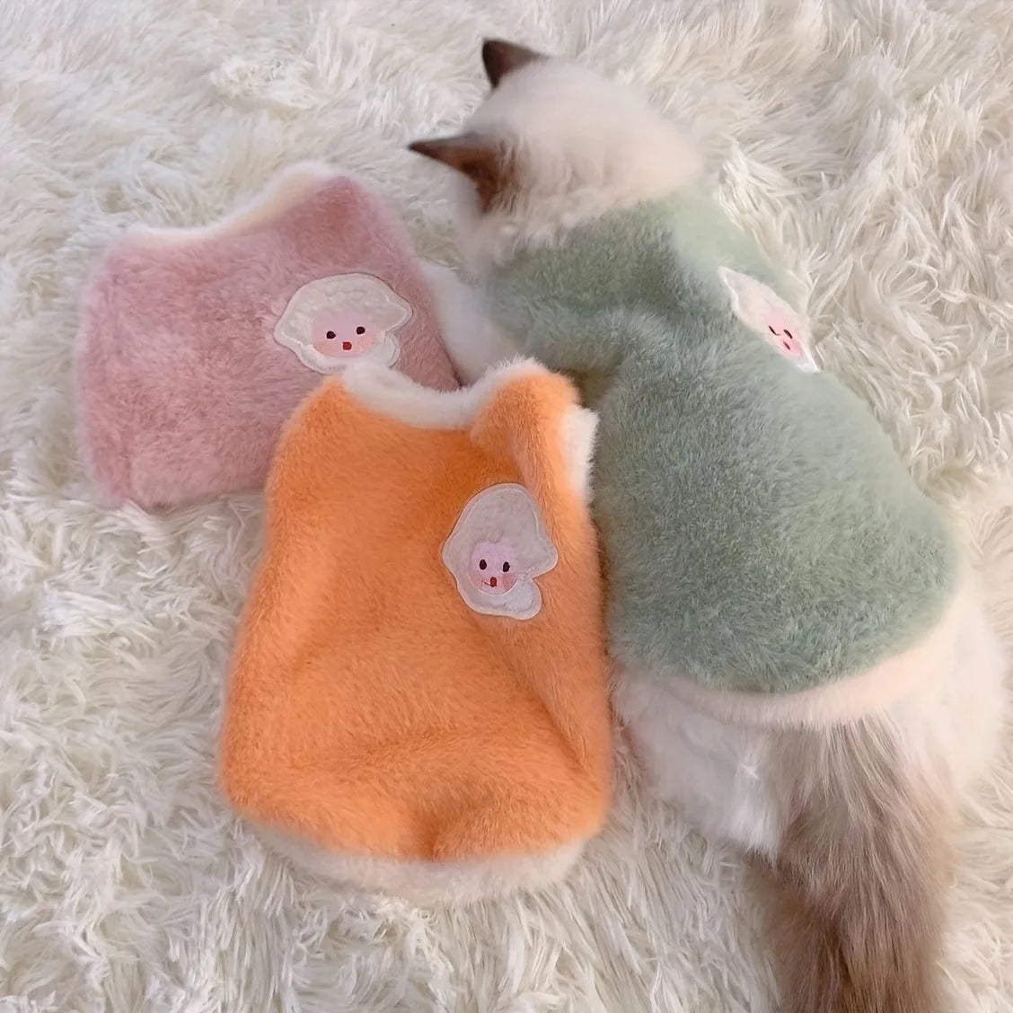 Cats Accessories Warm Clothes