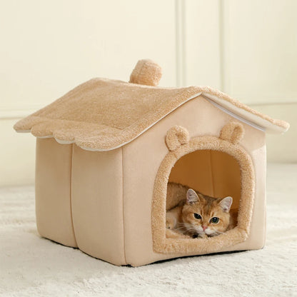 Foldable Cat House Removable