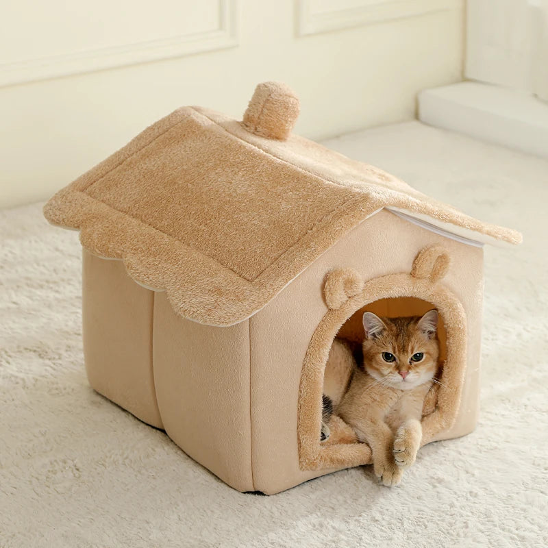 Foldable Cat House Removable