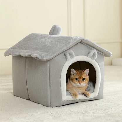 Foldable Cat House Removable