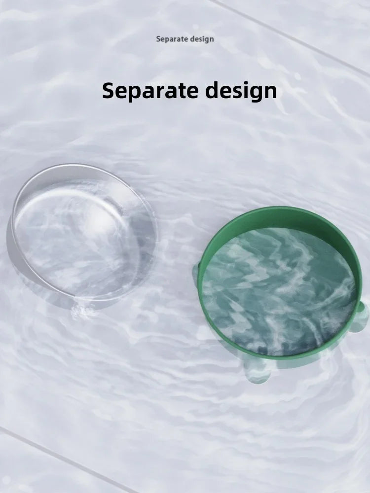 High Leg Stainless Steel Dog Bowl Dish With Stand