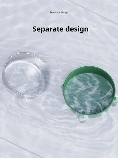 High Leg Stainless Steel Dog Bowl Dish With Stand