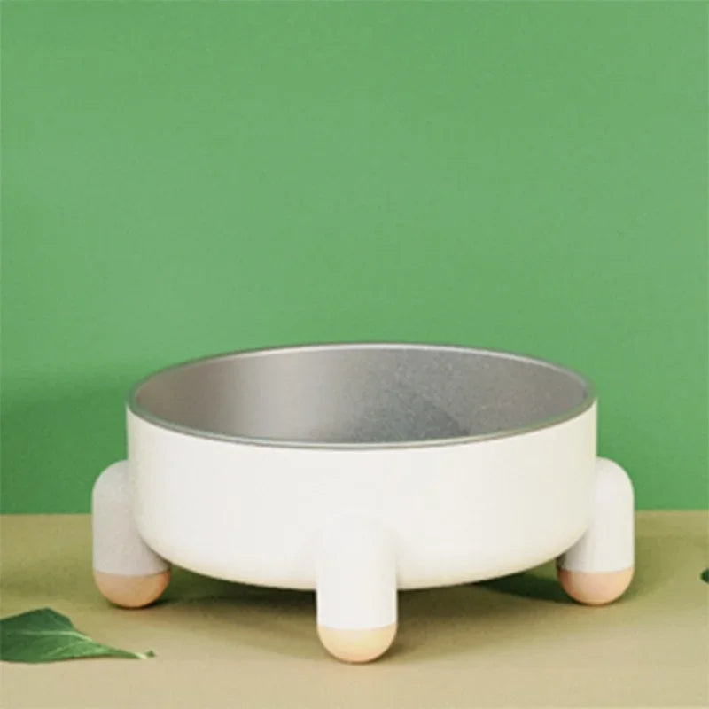 High Leg Stainless Steel Dog Bowl Dish With Stand
